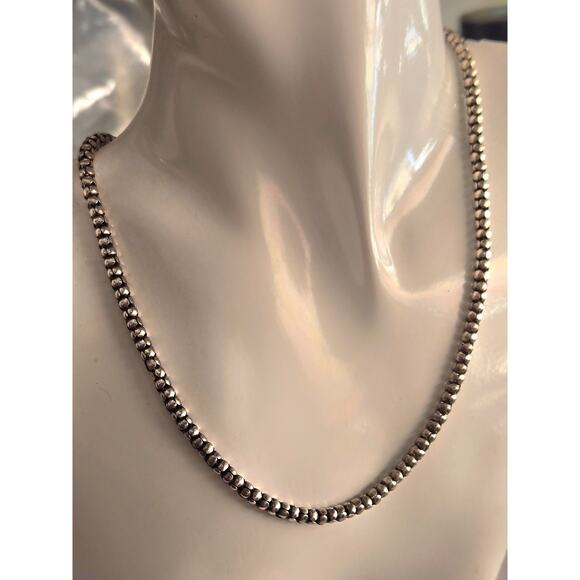 N1106 Retired Silpada Designs 925 Sterling Silver Popcorn Necklace, 17 inch - Picture 5 of 6